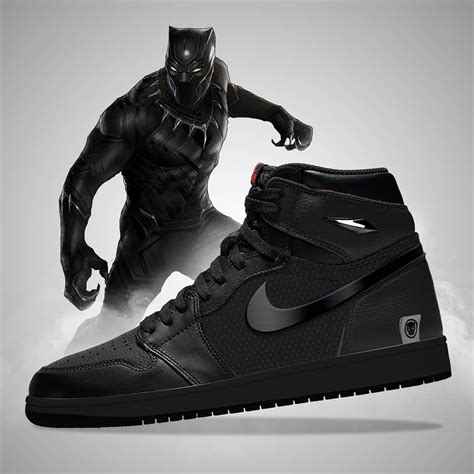 fake marvel nike shoes|black panther nike shoes.